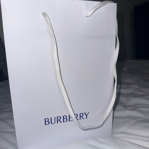 Burberry Light Blue Tee with White Logo - Picture 8 of 8